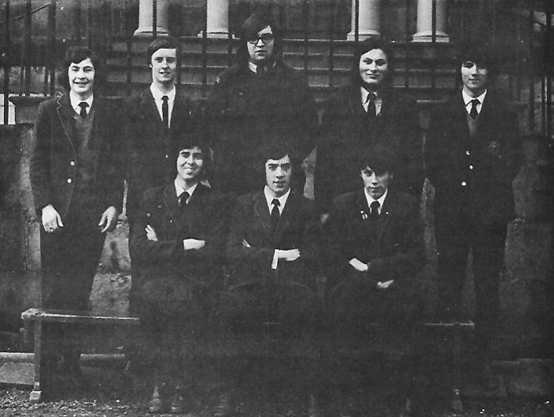 Class Photo Sixth Year 1972.jpg - 6th year 1972 Back Row:Robert Mowatt, Alistair Cooke, Andrew Borys , Paul Valerio, Ron Delnevo Front: Ken Reilly, Liam Donnelly, Graeme Robertson